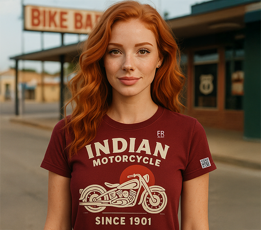Indian Motorcycle – Lo spirito della strada sulla tua maglia